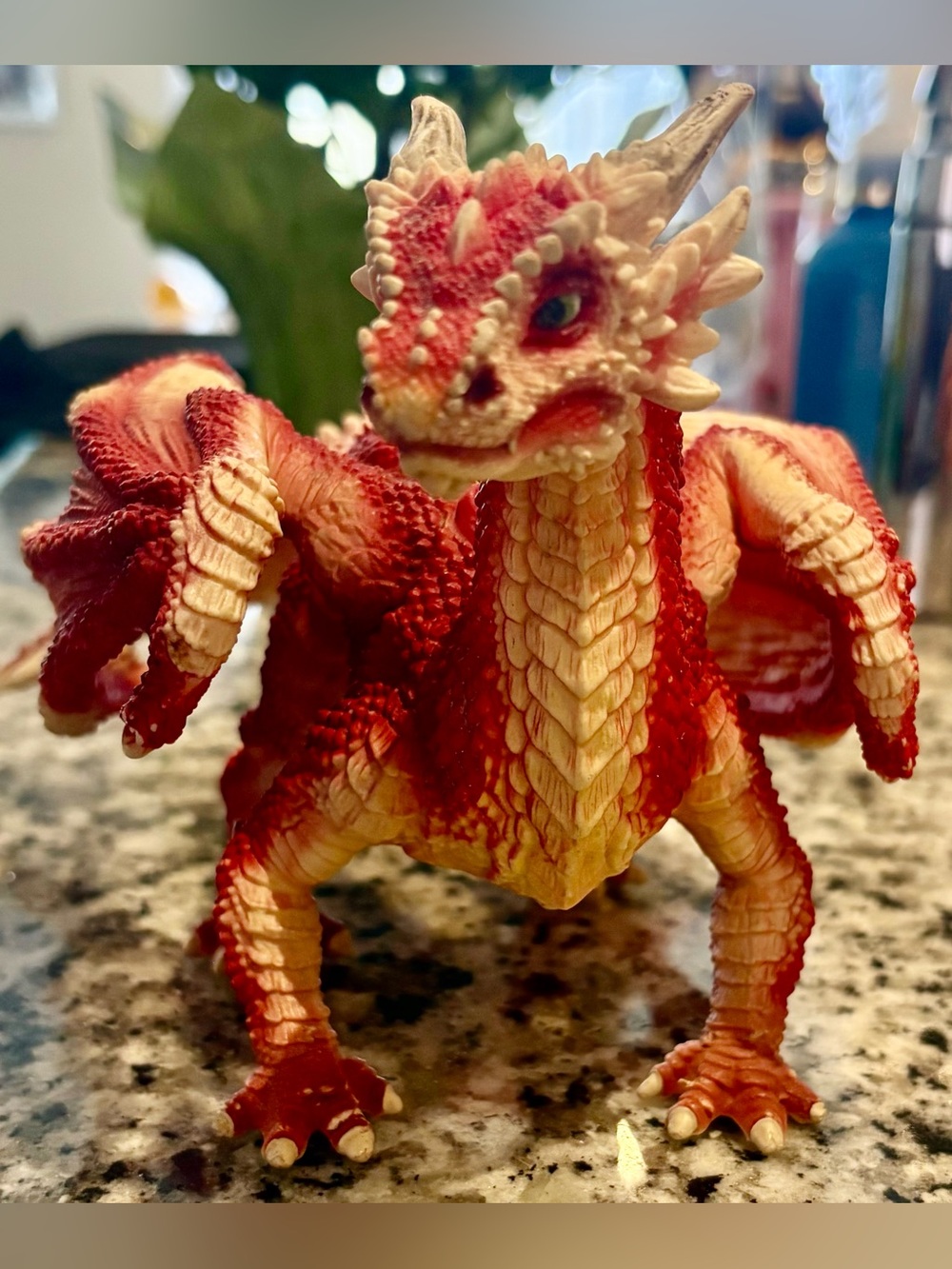 Eldrado Young Flying Red Dragon Action Figure 10" Fantasy Schleich D-73527 2011